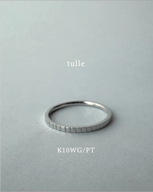 tulle チュール K10WG/Pt950